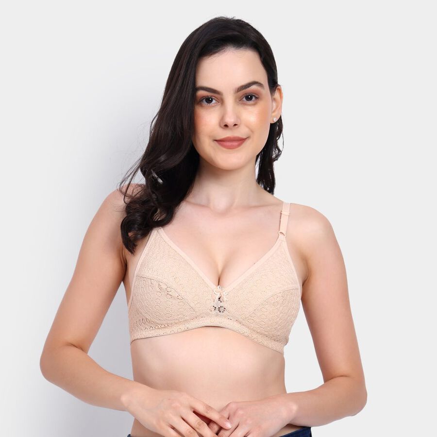 Ladies' Non-Padded Bra, Beige, large image number null